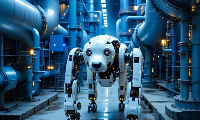 Robotyczne mapowanie zakładu naftowego